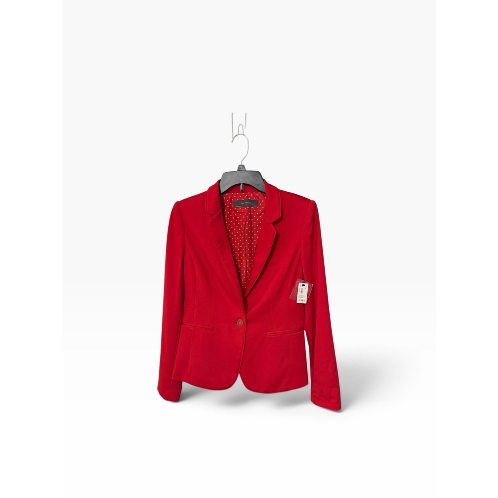 NWT The Limited Women's Size Small Red Single Button Blazer Suit Jacket